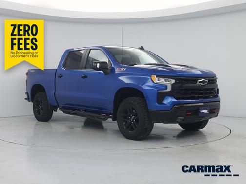 Blue 2022 Chevrolet Silverado 1500 LT Trail Boss