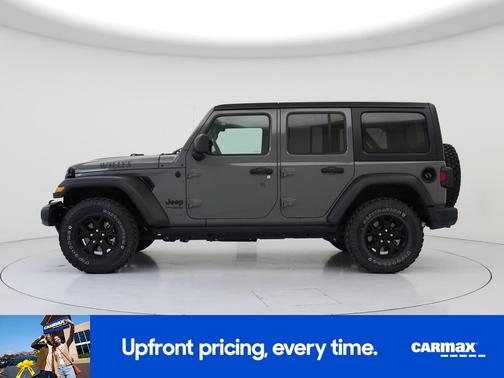 Gray 2022 Jeep Wrangler Unlimited Willys