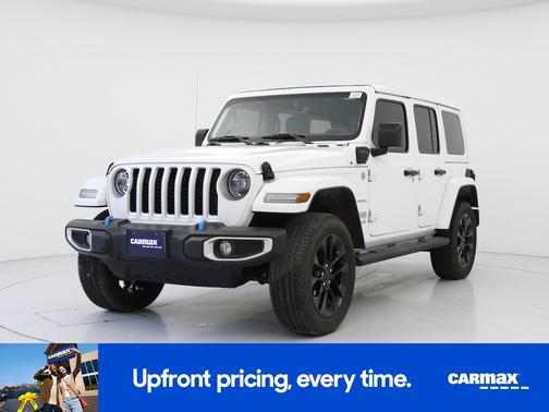 White 2022 Jeep Wrangler Unlimited 4xe Unlimited Sahara