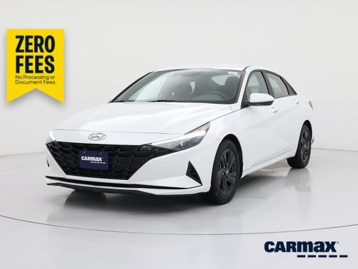 White 2021 Hyundai ELANTRA SEL