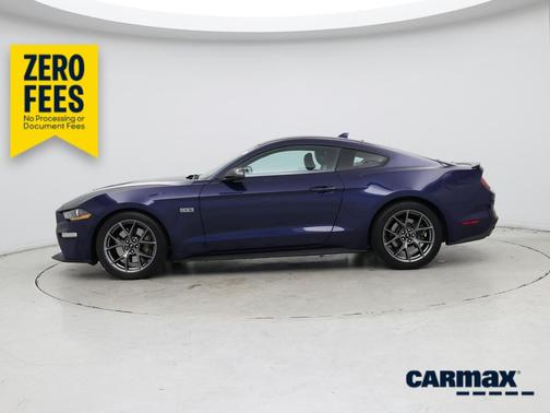 Blue 2020 Ford Mustang Ecoboost Premium