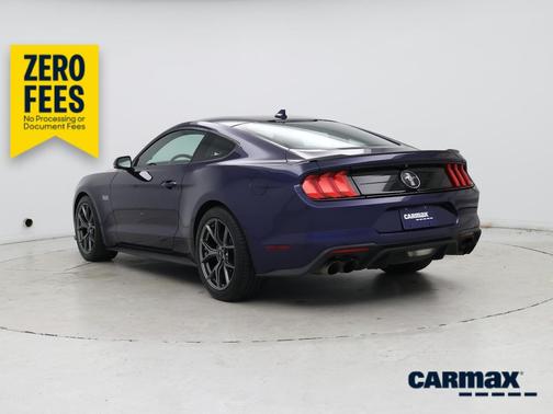 Blue 2020 Ford Mustang Ecoboost Premium