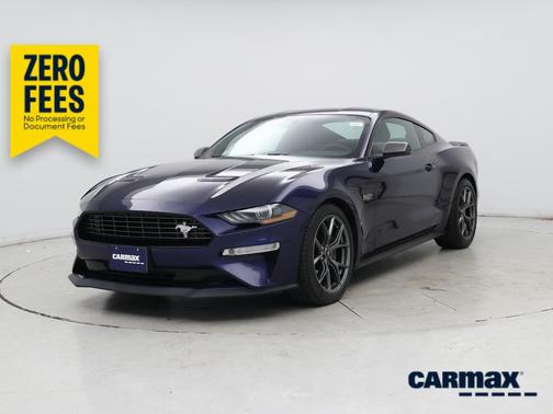 Blue 2020 Ford Mustang Ecoboost Premium