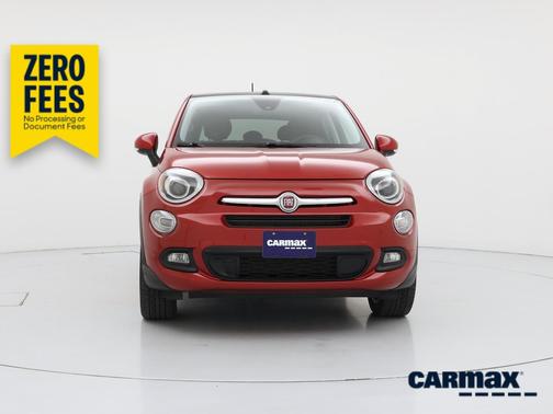 Red 2016 FIAT 500X Lounge