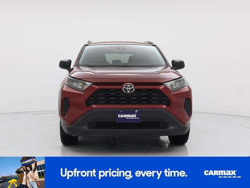 Red 2019 Toyota RAV4 LE