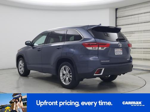 Blue 2018 Toyota Highlander Limited