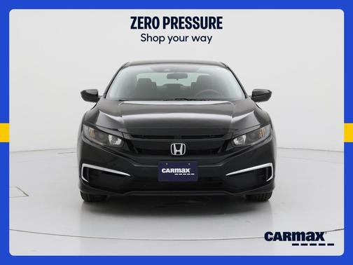 Black 2021 Honda Civic LX