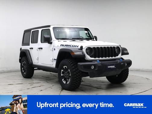 White 2025 Jeep Wrangler 4xe Rubicon