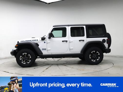 White 2025 Jeep Wrangler 4xe Rubicon