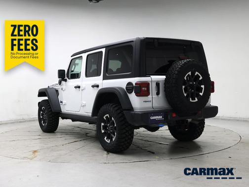 White 2025 Jeep Wrangler 4xe Rubicon