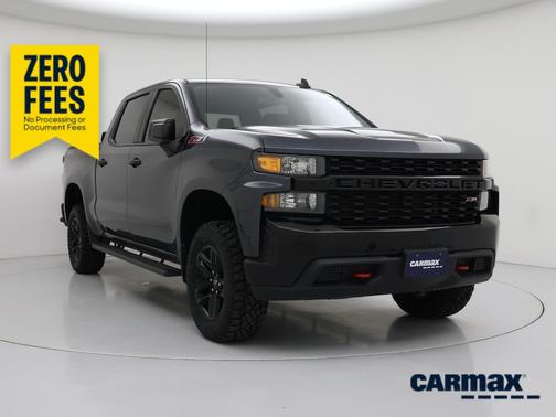 Gray 2021 Chevrolet Silverado 1500 Custom Trail Boss