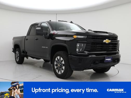 Black 2025 Chevrolet Silverado 2500 Custom