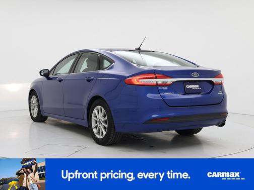 Blue 2017 Ford Fusion SE