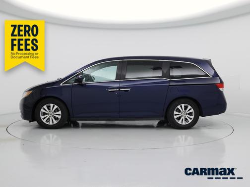 Blue 2014 Honda Odyssey EX-L