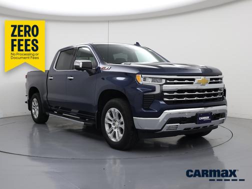 Blue 2022 Chevrolet Silverado 1500 LTZ