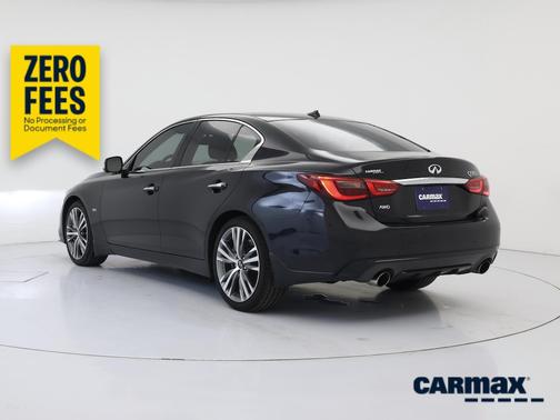Black 2018 INFINITI Q50 Sport