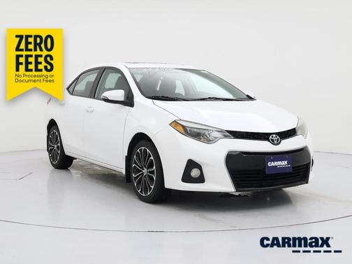 White 2014 Toyota Corolla S Plus