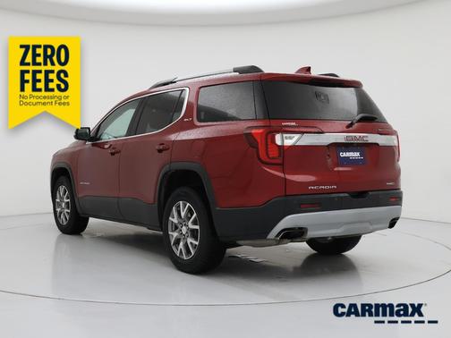 Red 2021 GMC Acadia SLT