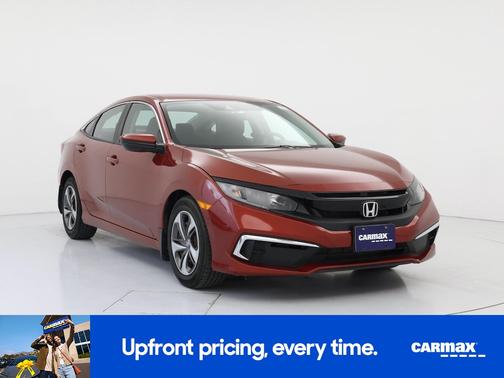Red 2019 Honda Civic LX