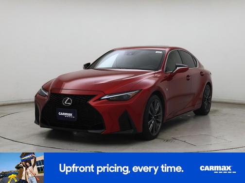 Red 2022 Lexus IS 350 F-Sport