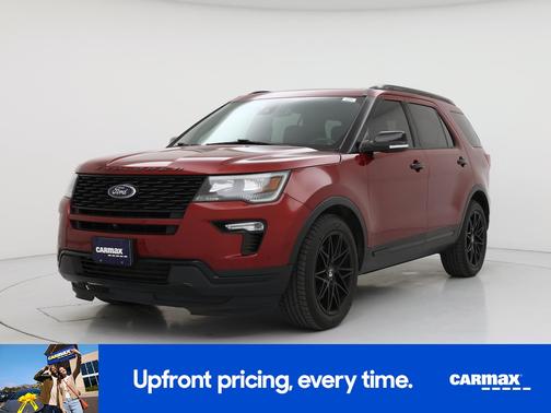 Red 2019 Ford Explorer Sport