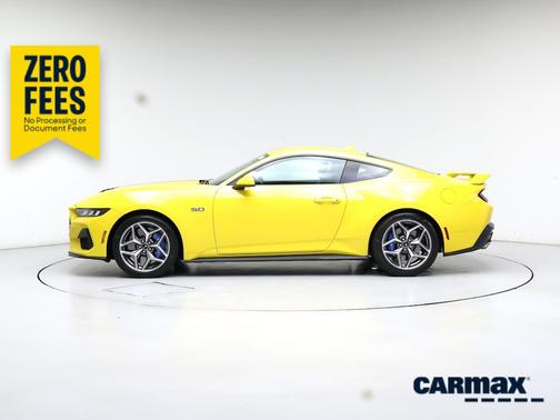 Yellow 2024 Ford Mustang GT Premium