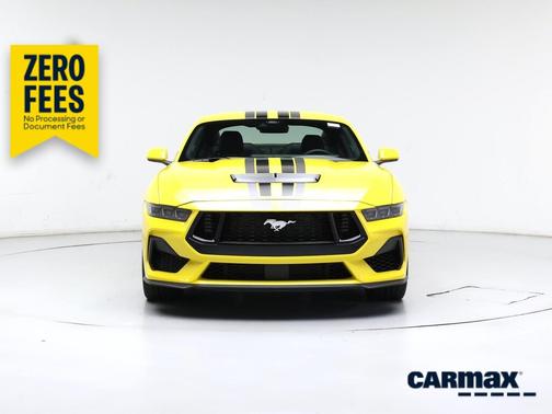 Yellow 2024 Ford Mustang GT Premium