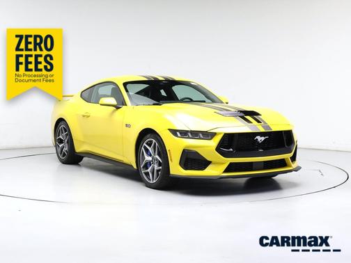 Yellow 2024 Ford Mustang GT Premium
