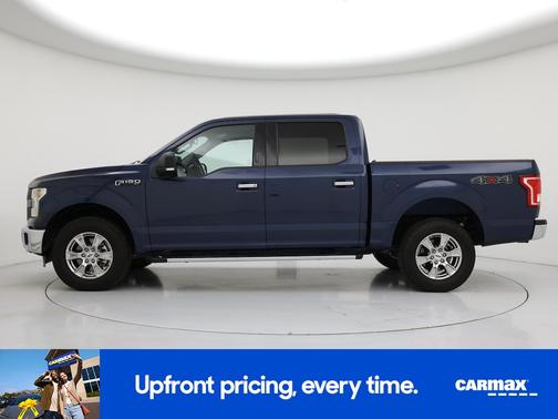 Blue 2016 Ford F-150 XLT