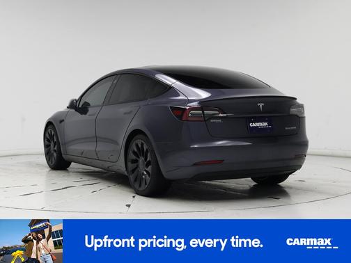Gray 2022 Tesla Model 3 Performance
