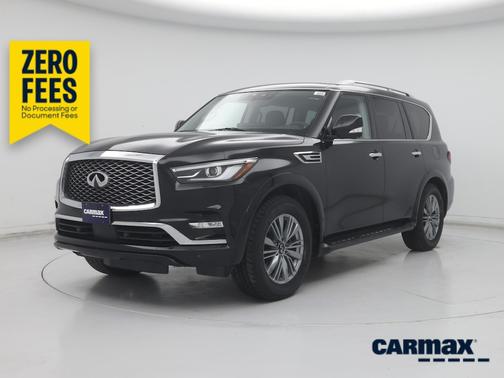 Black 2023 INFINITI QX80 Luxe
