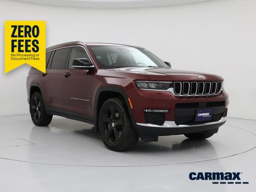 Burgundy 2021 Jeep Grand Cherokee L Limited