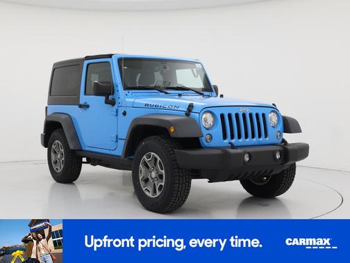 Blue 2017 Jeep Wrangler Rubicon