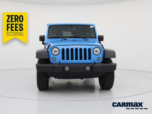 Blue 2017 Jeep Wrangler Rubicon