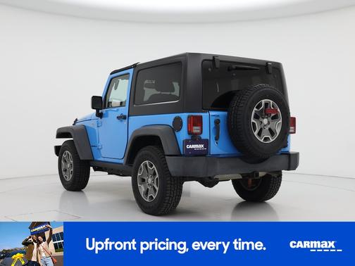 Blue 2017 Jeep Wrangler Rubicon