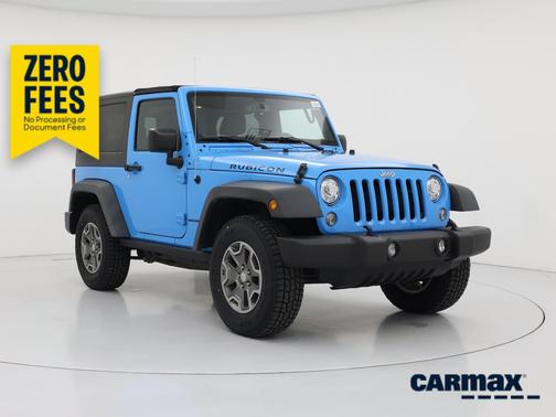Blue 2017 Jeep Wrangler Rubicon
