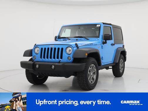 Blue 2017 Jeep Wrangler Rubicon