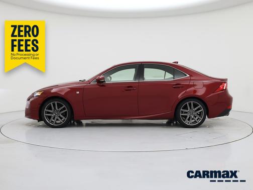 Burgundy 2015 Lexus IS 250