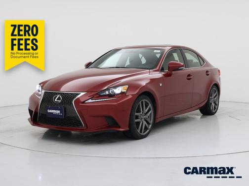 Burgundy 2015 Lexus IS 250