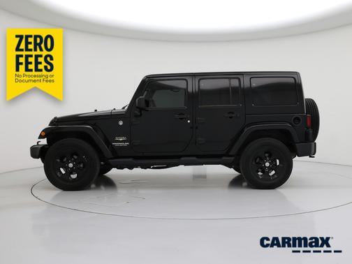 Black 2015 Jeep Wrangler Unlimited Sahara
