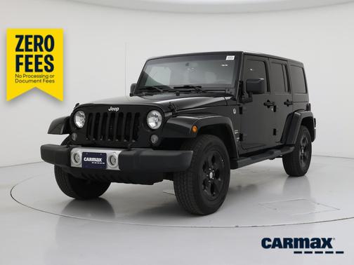 Black 2015 Jeep Wrangler Unlimited Sahara
