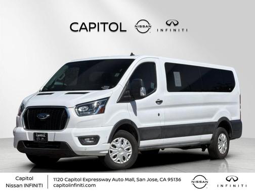 Oxford White 2023 Ford Transit-350 XLT