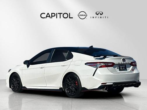 Wind Chill Pearl / Midnight Black Metallic 2020 Toyota Camry TRD V6