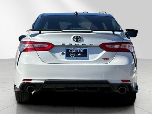 Wind Chill Pearl / Midnight Black Metallic 2020 Toyota Camry TRD V6