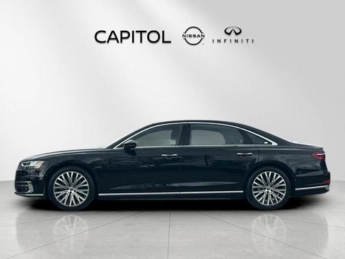Mythos Black Metallic 2019 Audi A8 L 55