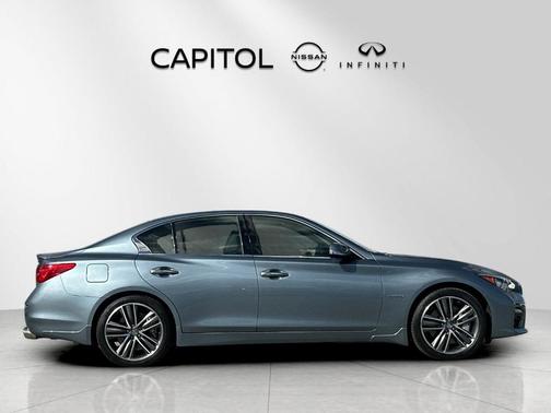 Hagane Blue 2014 INFINITI Q50 Hybrid Sport
