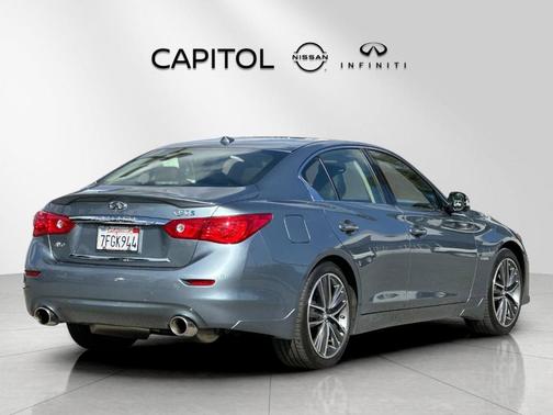 Hagane Blue 2014 INFINITI Q50 Hybrid Sport