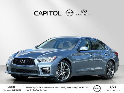 Hagane Blue 2014 INFINITI Q50 Hybrid Sport