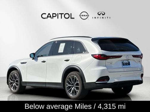 Rhodium White Premium 2025 Mazda CX-70 PHEV Premium Plus Package