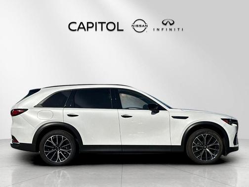 Rhodium White Premium 2025 Mazda CX-70 PHEV Premium Plus Package